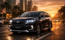Toyota Kijang Innova Zenix Hybrid Q Modellista warna Hitam di Bekasi