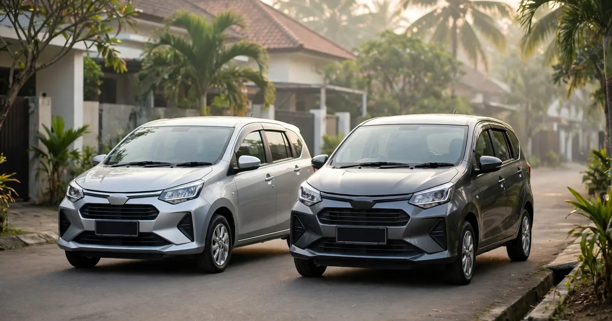 Perbandingan Calya vs Sigra 2026: duel LCGC 7 seater termurah di Indonesia