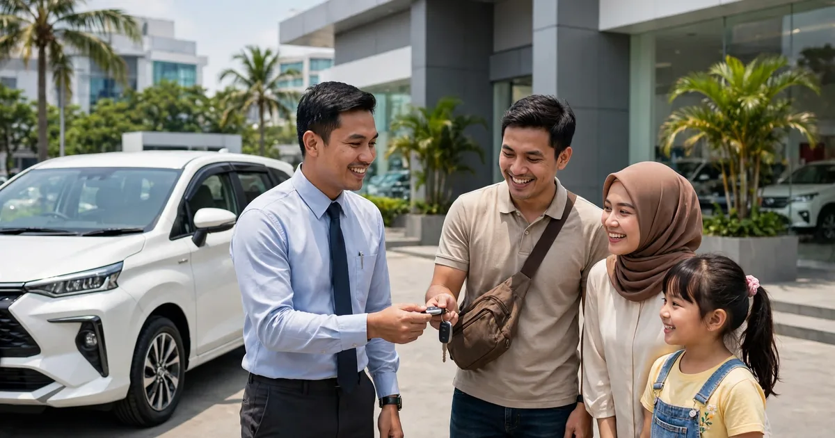 Cara booking test drive Toyota di Bekasi, keluarga mencoba mobil Toyota baru di dealer