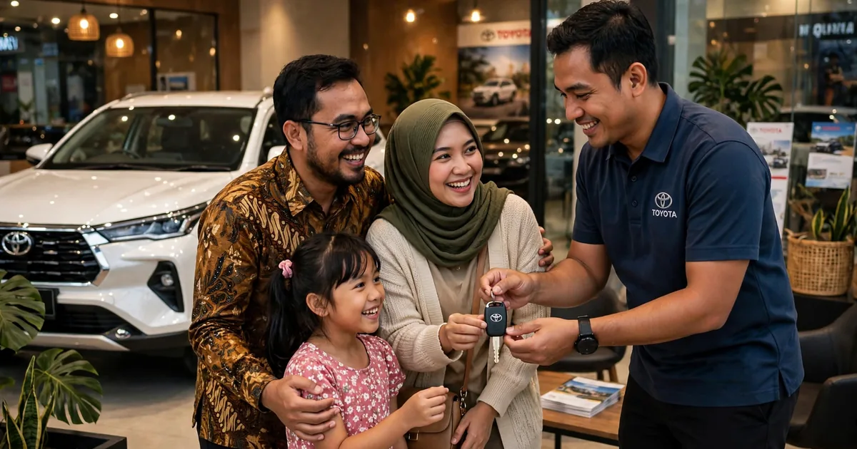 DP 0% mobil baru, skema kredit tanpa uang muka di dealer Toyota Bekasi
