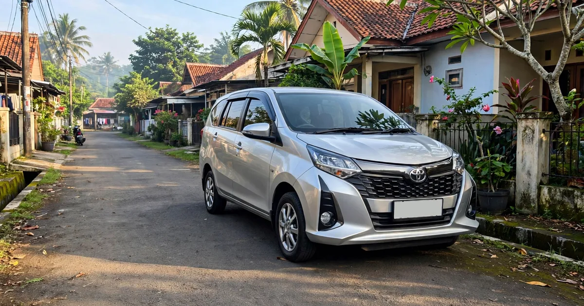 Harga Toyota Calya 2026 Bekasi: daftar tipe, spesifikasi, dan simulasi kredit DP ringan