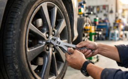 rotasi dan spooring ban mobil di bengkel resmi Toyota Bekasi