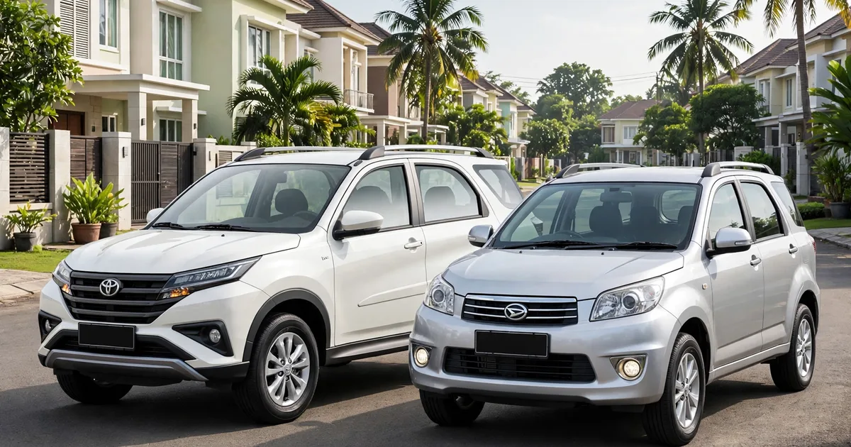 Toyota Rush vs Daihatsu Terios 2026: perbandingan kembar beda nasib, mending mana