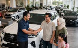 Tukar tambah mobil lama ke Toyota baru di dealer Toyota Bekasi, serah terima di showroom