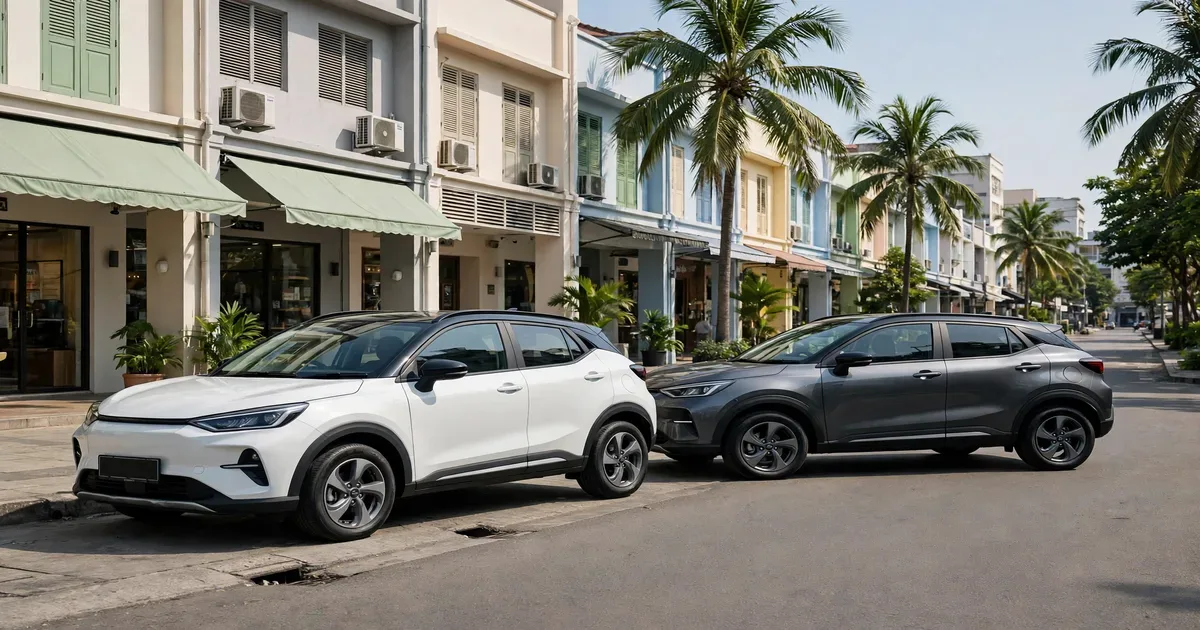 Yaris Cross Hybrid vs HR-V Hybrid 2026, dua SUV hybrid kompak di jalan kota Bekasi
